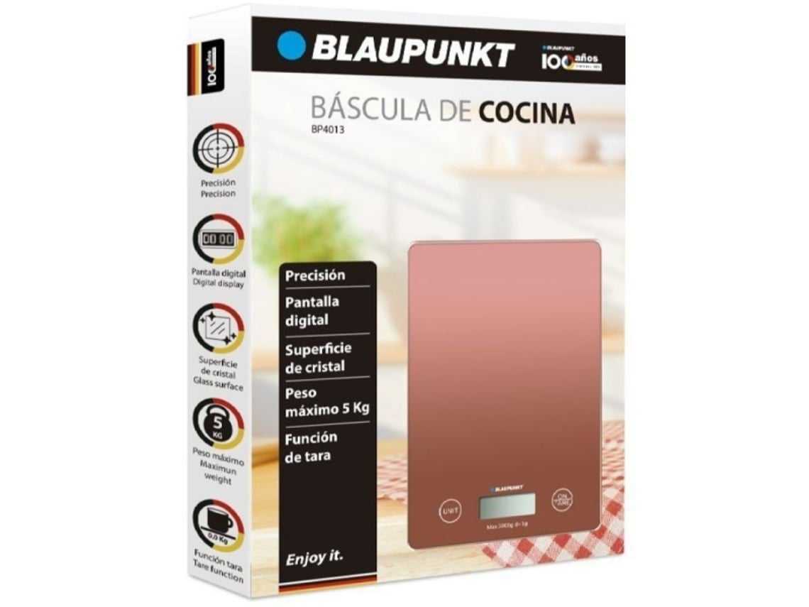 Balança de Cozinha Eletrónica Blaupunkt BP4013/ até 5kg/ Laranja Claro - Imagem 2