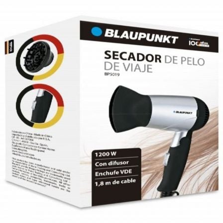 Secador Blaupunkt BP5019/ 1200W/ Preto e Prata - Imagem 3