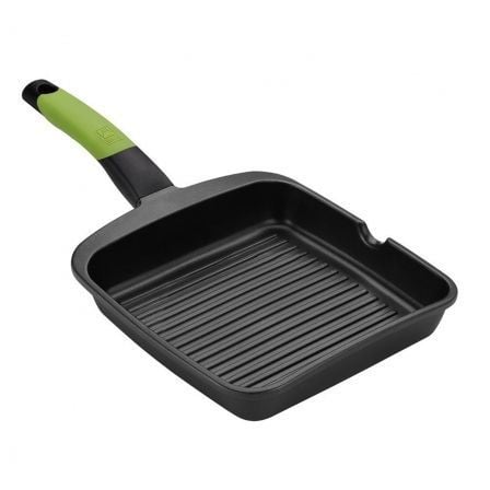Grelhador BRA Prior A121457 28cm Alumínio Fundido Antiaderente Indução