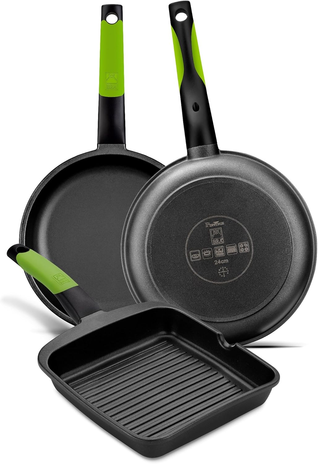 Grelhador Bra Prior A121459/ 28cm/ Alumínio fundido/ Apto para Indução - Imagem 2