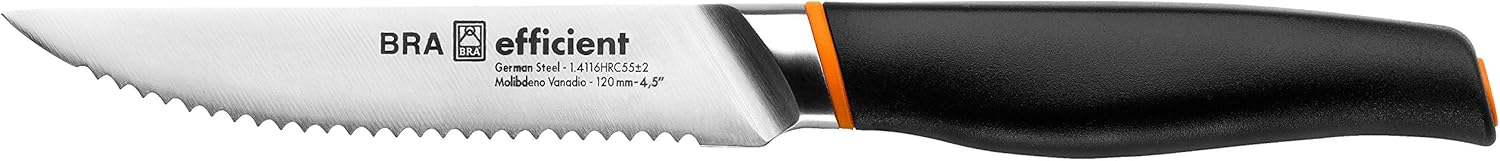 Faca para Tomate Bra Efficient A198001/ Lâmina 120mm/ Aço Inoxidável