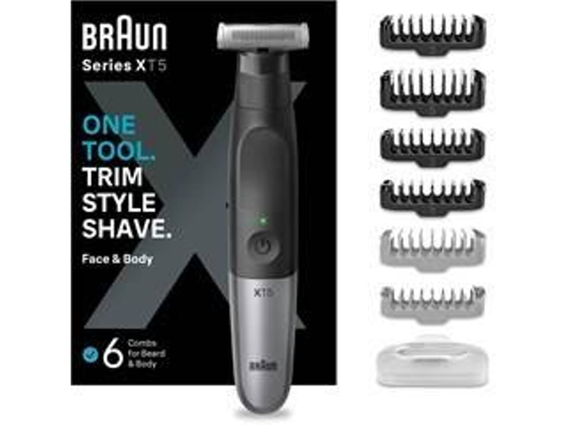 Máquina de barbear Braun Wet and Dry Série X XT5200/ com Bateria/ 6 Acessórios - Imagem 2
