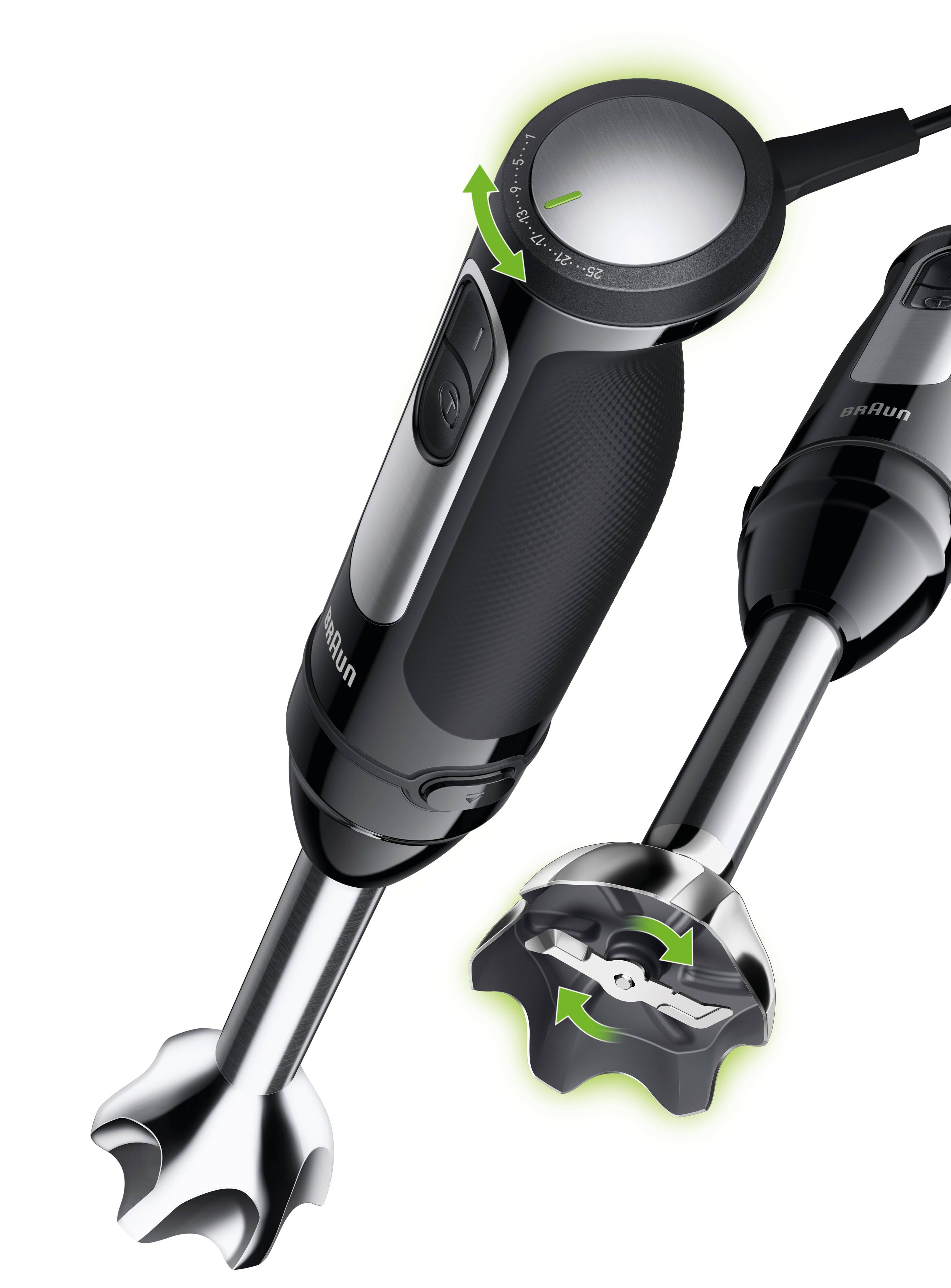 Batedeira de mão Braun MultiQuick 5 Pro Hand Blender MQ 55236 M/ 1000W/ 26 Velocidades - Imagem 7