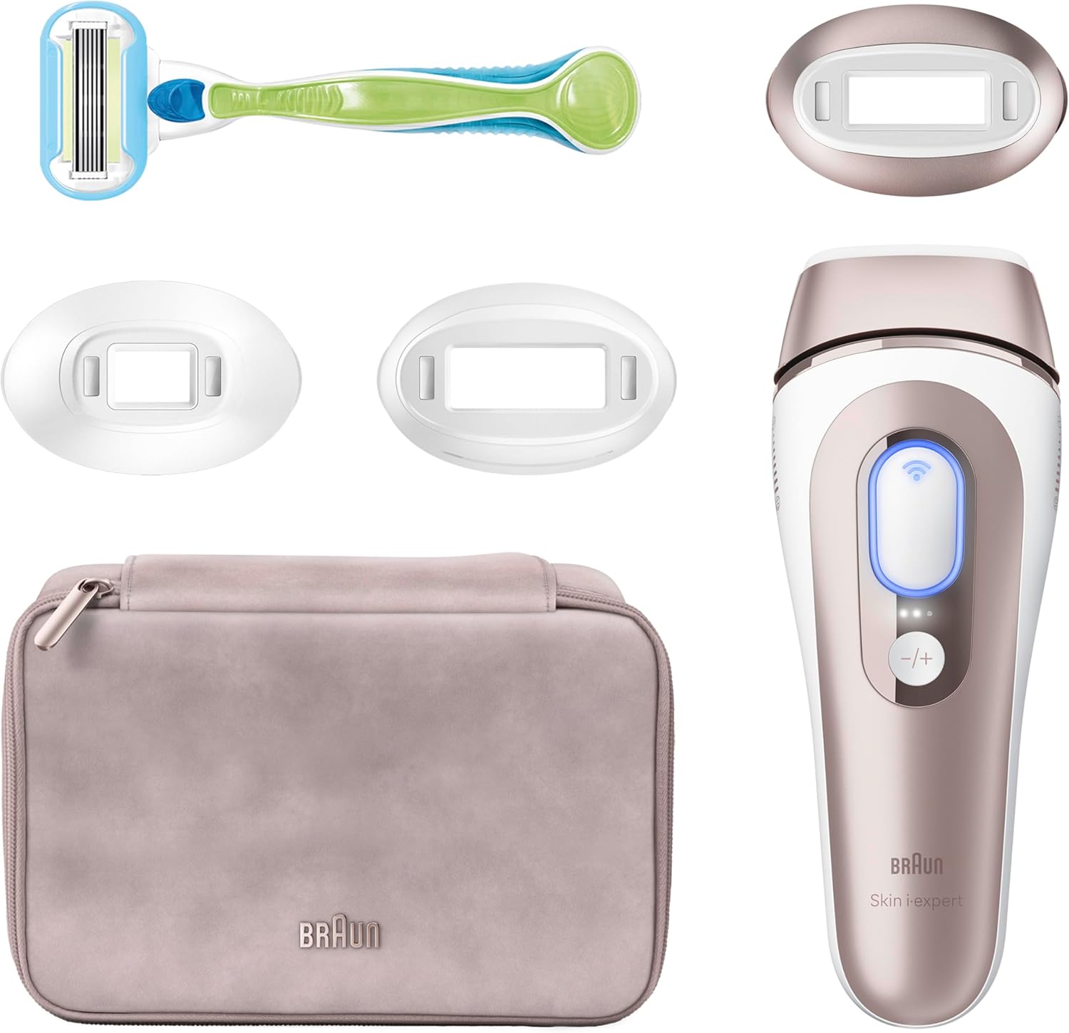 Depiladora de Luz Pulsada IPL Braun Skin i-expert Pro 7 PL7253 Inteligente com App e Estojo Premium - Imagem 7