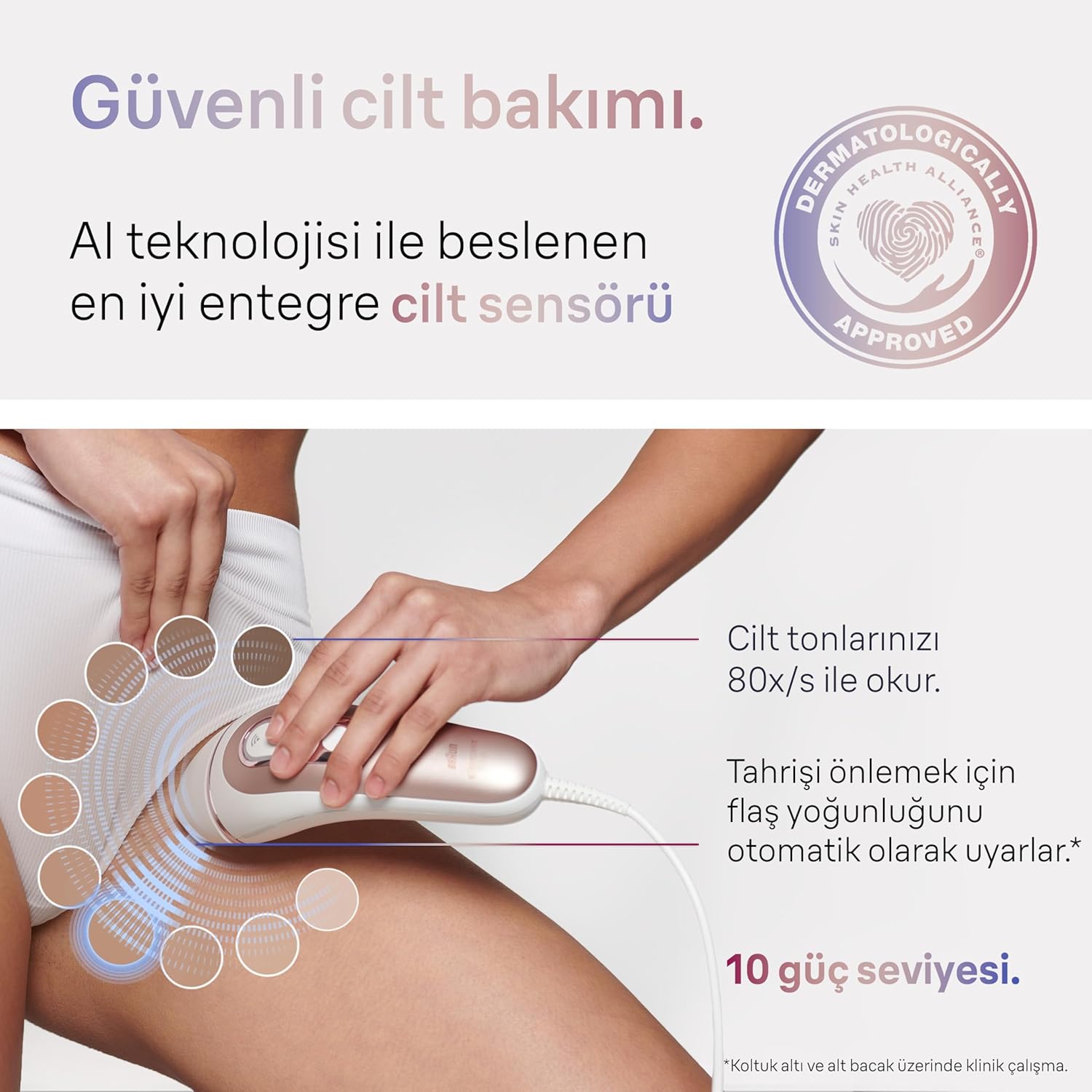 Depiladora de Luz Pulsada IPL Braun Skin i-expert Pro 7 PL7253 Inteligente com App e Estojo Premium - Imagem 4