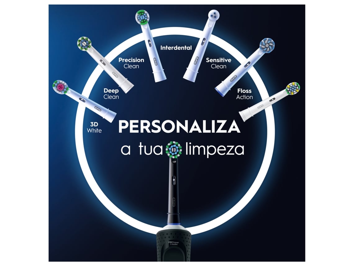 Escova de Dentes Braun Oral-B Vitality Pro/Preto - Imagem 4