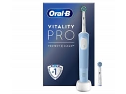 Escova de Dentes Elétrica Braun Oral-B Vitality Pro/ Inclui 1 Recarga/ Azul - Imagem 2