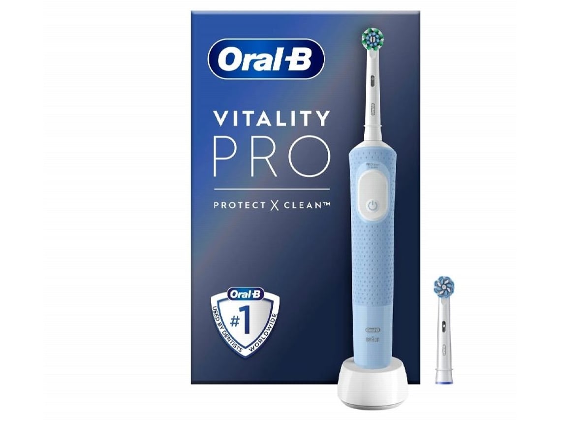 Escova de Dentes Elétrica Braun Oral-B Vitality Pro/ Inclui 1 Recarga/ Azul