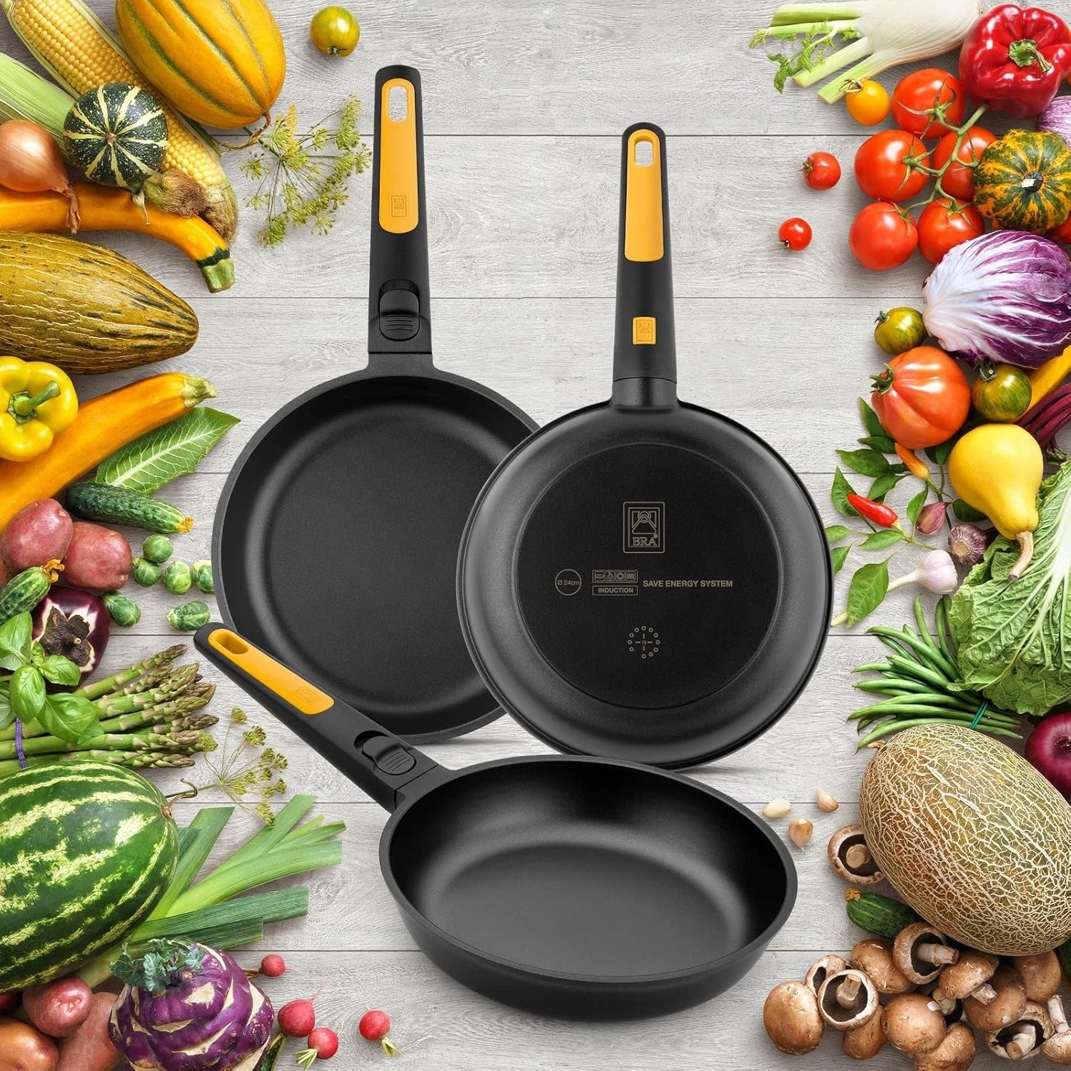 Frigideira Bra Fast Click A481226/ 26cm/ Alumínio fundido/ Compatível com Indução - Imagem 7