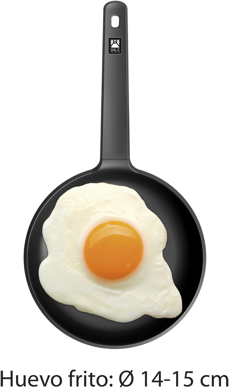 Frigideira Bra Efficient A271216/ 16cm/ Alumínio fundido/ Adequada para Indução - Imagem 6