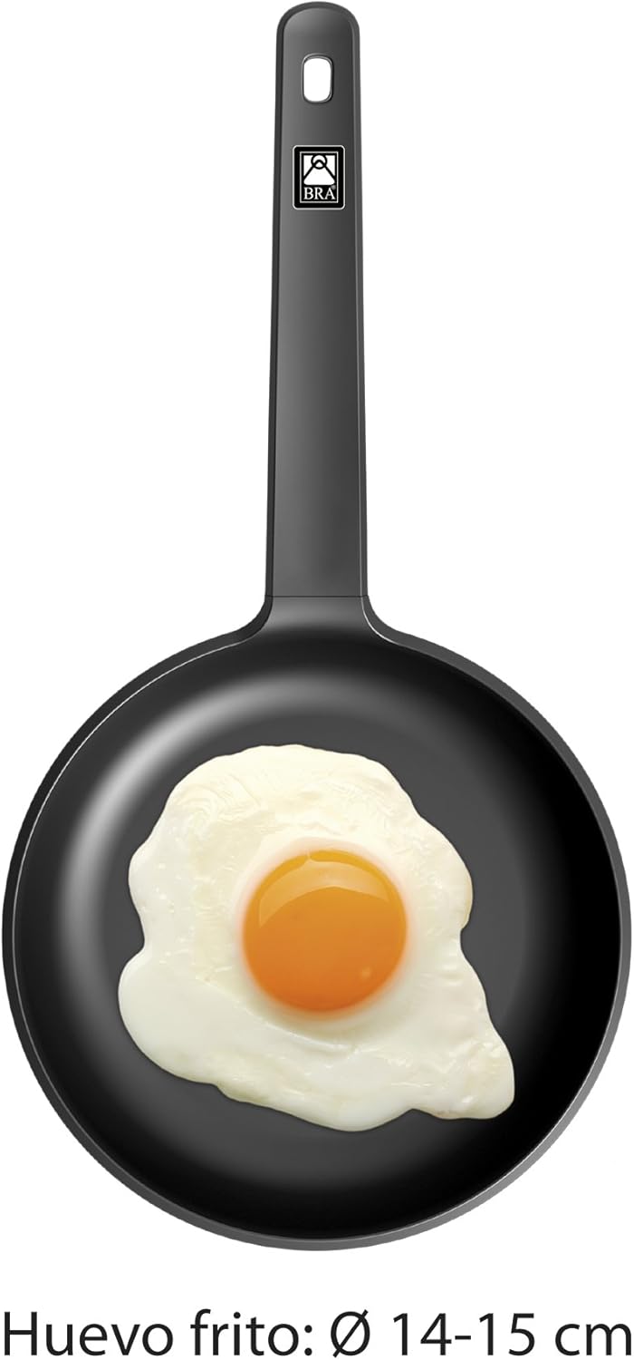 Frigideira Bra Efficient A271220/ 20cm/ Alumínio fundido/ Adequada para Indução - Imagem 5