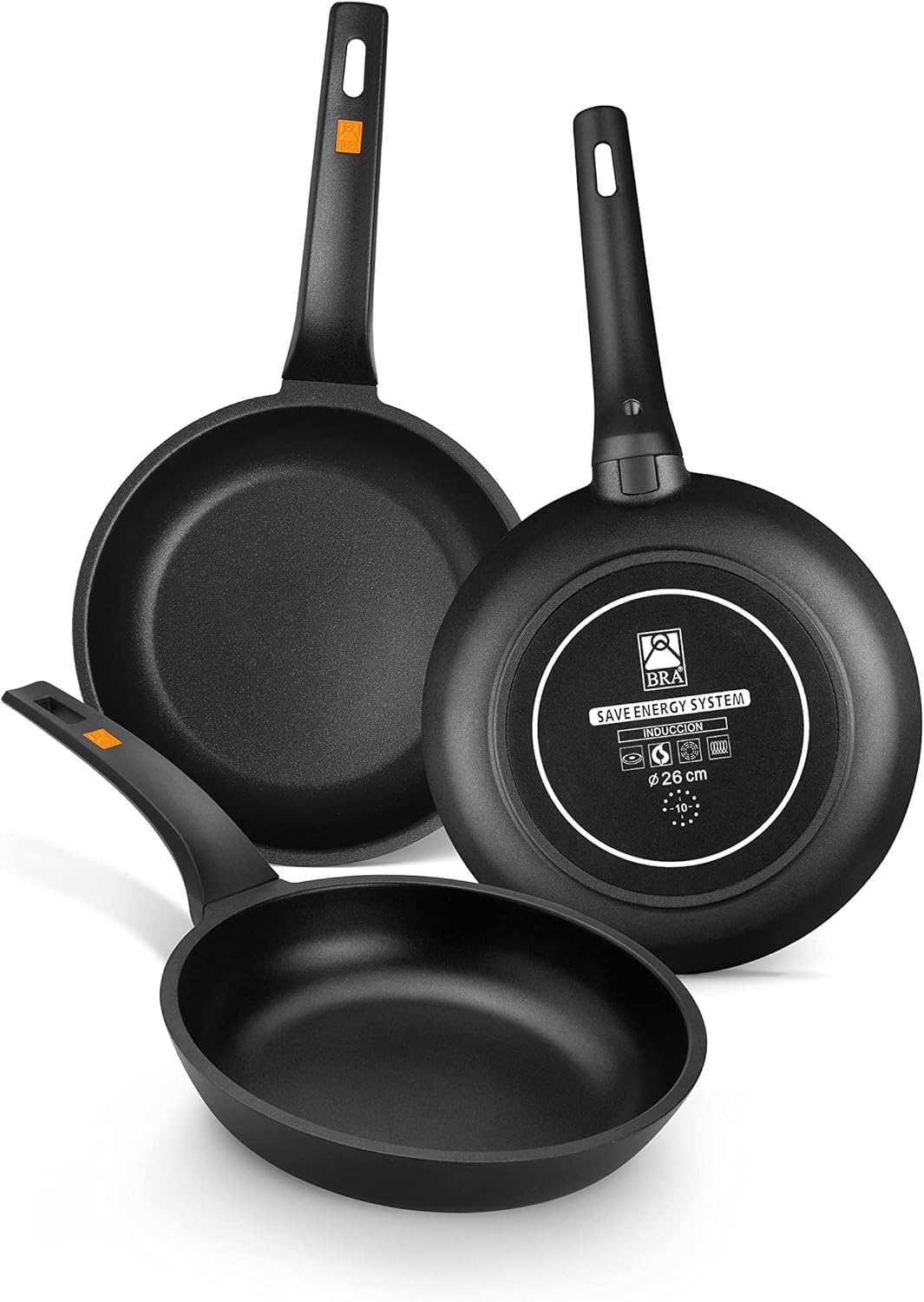 Frigideira Bra Efficient A271220/ 20cm/ Alumínio fundido/ Adequada para Indução - Imagem 2