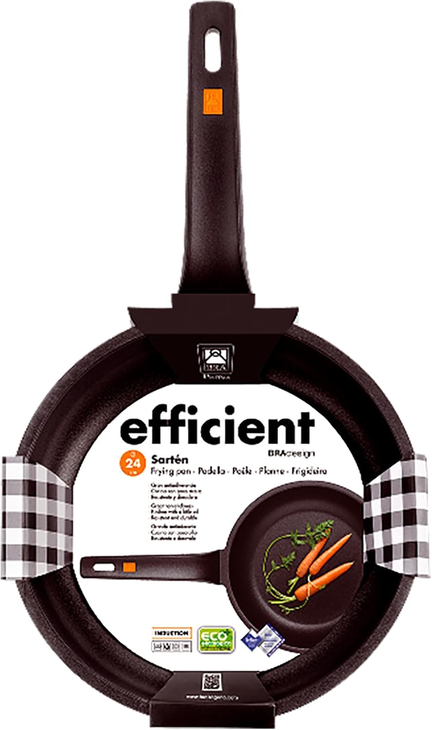 Frigideira Bra Efficient A271224/ 24cm/ Alumínio fundido/ Apta para Indução - Imagem 9
