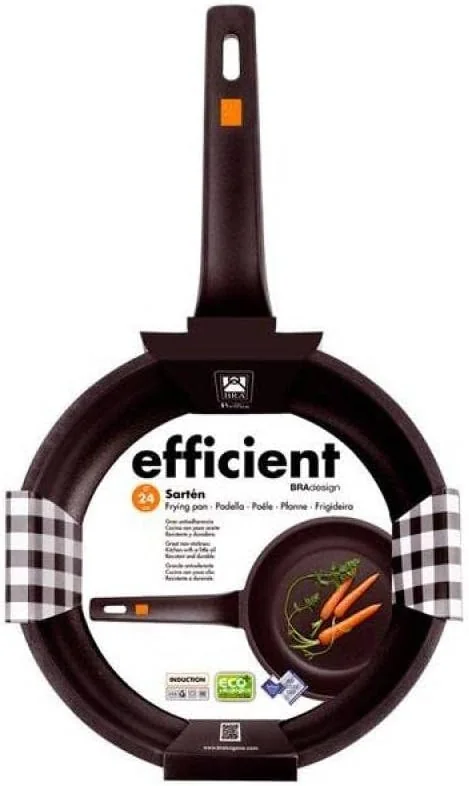 Frigideira Bra Efficient Orange A281220 Ø20cm em Alumínio Fundido Laranja - Imagem 4