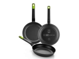 Pack de 3 Frigideiras Bra Gastro A841202/ 20cm/ 24cm/ 28cm/ Apta para Indução - Imagem 2