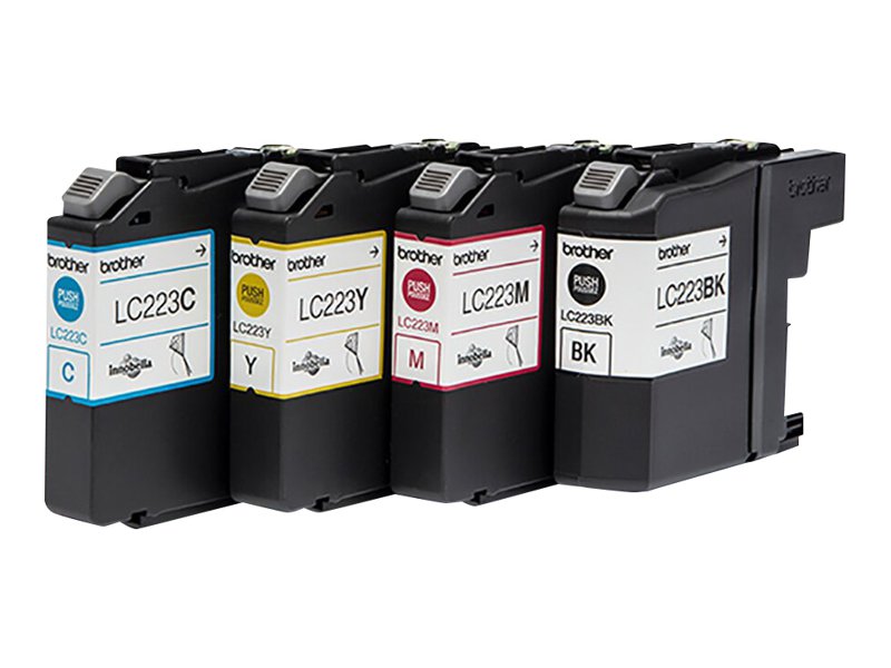 Tinteiro Original Brother LC-223VALBP Multipack/ Ciano/ Magenta/ Amarelo/ Preto - Imagem 4