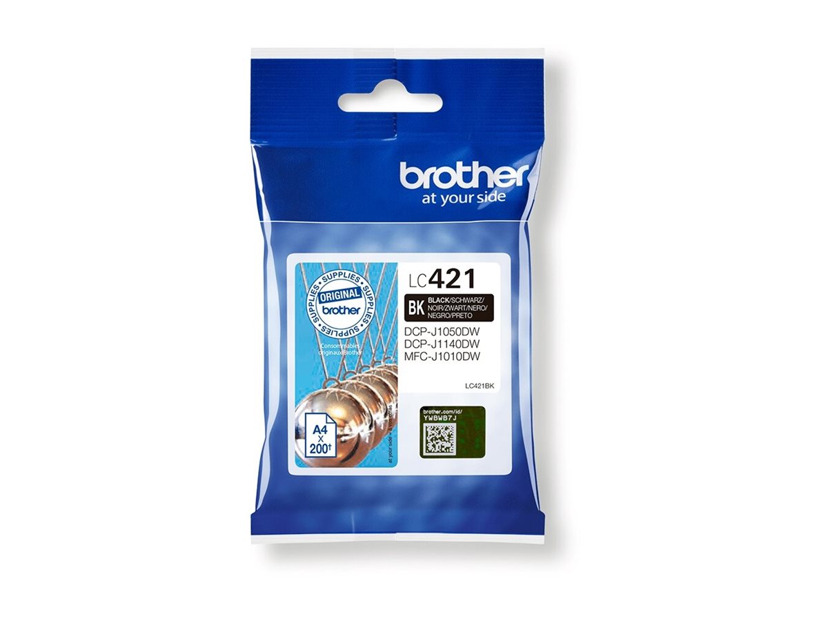 Tinteiro Original Brother LC421/ Preto
