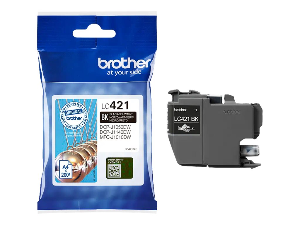 Tinteiro Original Brother LC421/ Preto - Imagem 3