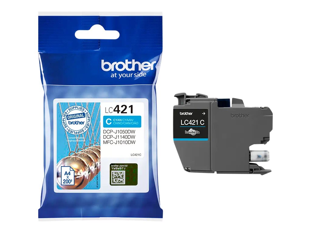 Tinteiro Original Brother LC421/ Ciano - Imagem 2