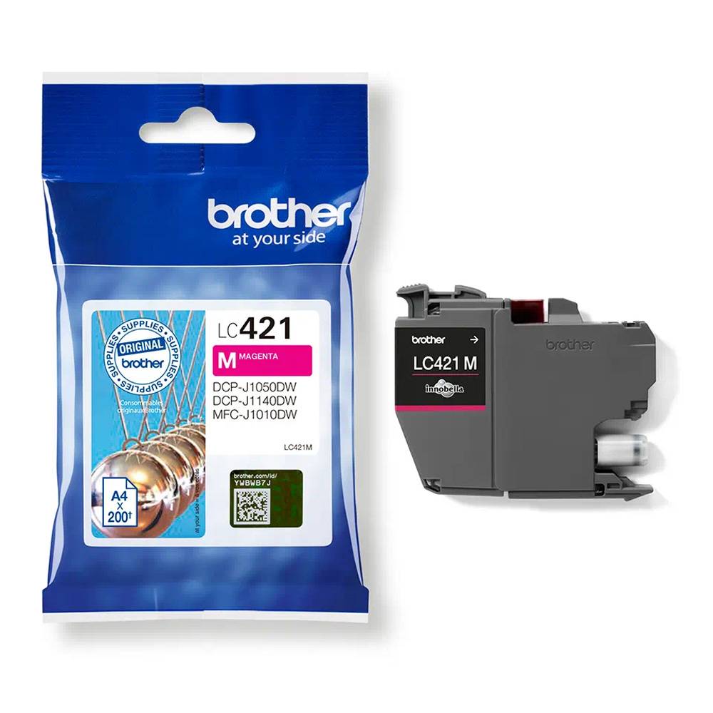 Tinteiro Original Brother LC421/ Magenta - Imagem 2