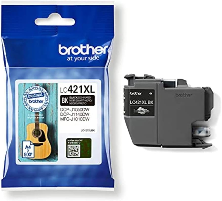 Tinteiro Original Brother LC421XL Alta Capacidade/ Preto