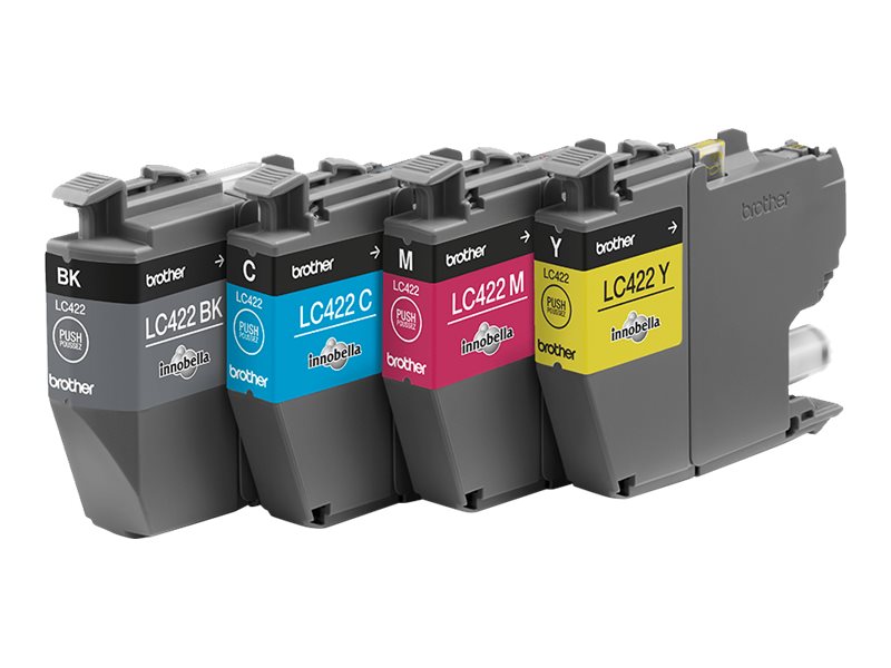 Tinteiro Original Brother LC422VAL Multipack/ Ciano/ Magenta/ Amarelo/ Preto - Imagem 3