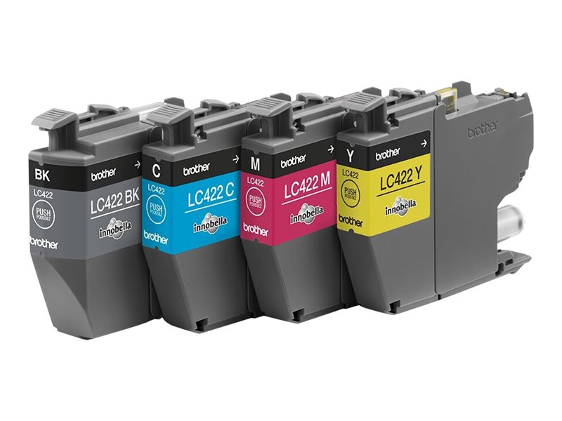 Tinteiro Original Brother LC422VAL Multipack/ Ciano/ Magenta/ Amarelo/ Preto - Imagem 2