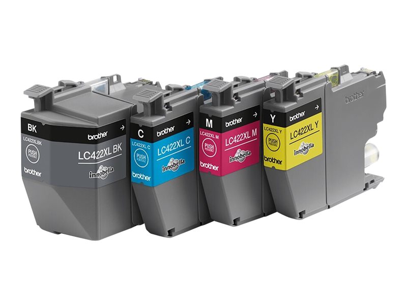 Tinteiro Original Brother LC-422XL Alta Capacidade Multipack/ Ciano/ Magenta/ Amarelo/ Preto - Imagem 2