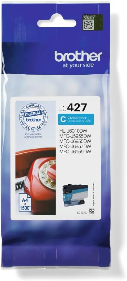 Tinteiro Original Brother LC-427/ Ciano