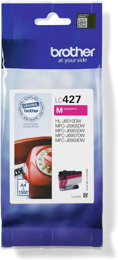 Tinteiro Original Brother LC-427/ Magenta