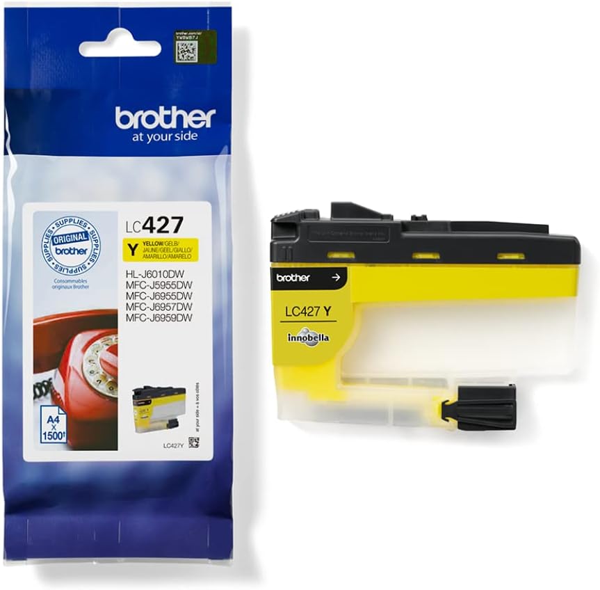 Tinteiro Original Brother LC-427Y/ Amarelo - Imagem 3