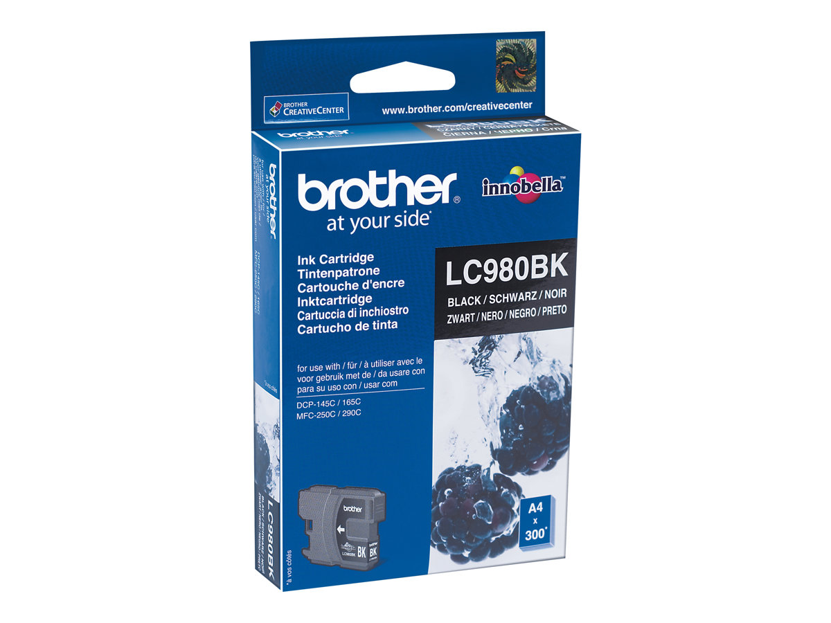 Tinteiro Original Brother LC-980/ Preto