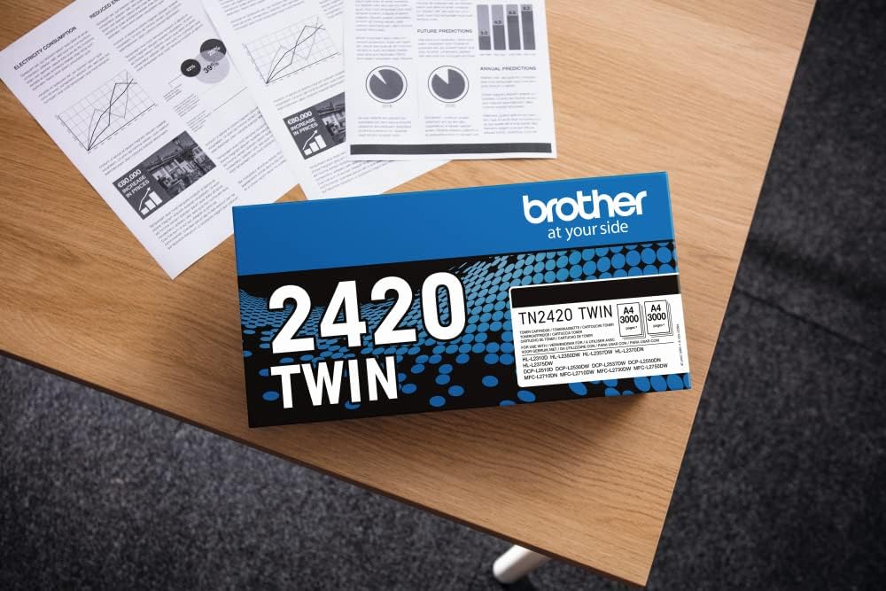 Toner Original Brother TN2420TWIN Multipack XL Alta Capacidade / 2x Preto - Imagem 4