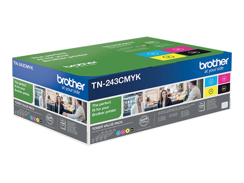 Toner Original Brother TN-243CMYK Multipack/ Ciano/ Magenta/ Amarelo/ Preto - Imagem 3