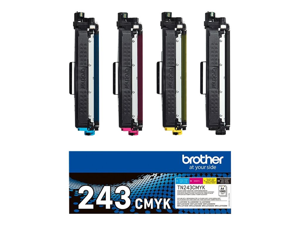 Toner Original Brother TN-243CMYK Multipack/ Ciano/ Magenta/ Amarelo/ Preto - Imagem 7