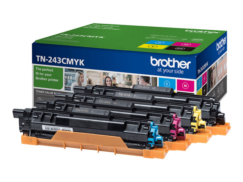 Toner Original Brother TN-243CMYK Multipack/ Ciano/ Magenta/ Amarelo/ Preto - Imagem 2