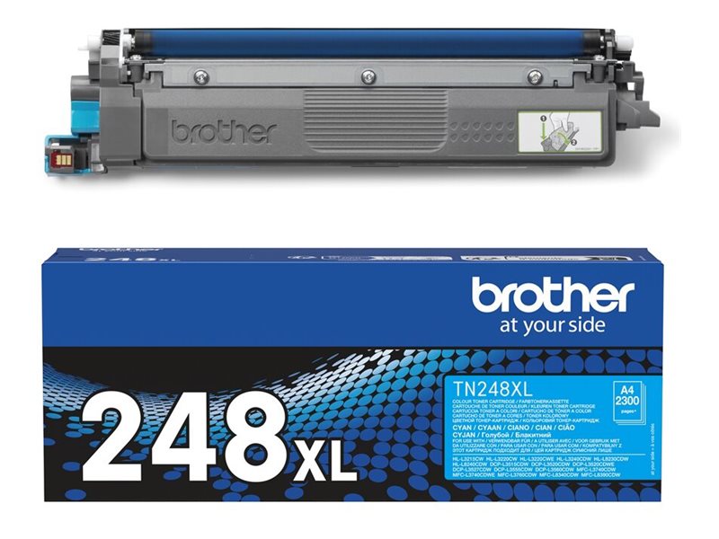 Toner Original Brother TN248XLC Alta Capacidade/ Ciano - Imagem 2