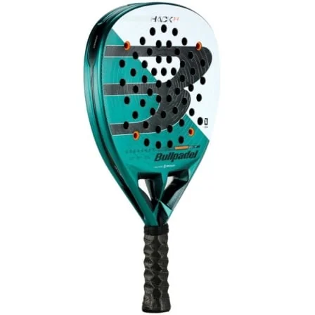 Raquete de Padel Bullpadel Hack 04 2026 Paquito Navarro Diamante TriCarbon 18K Preto e Cinzento - Imagem 2