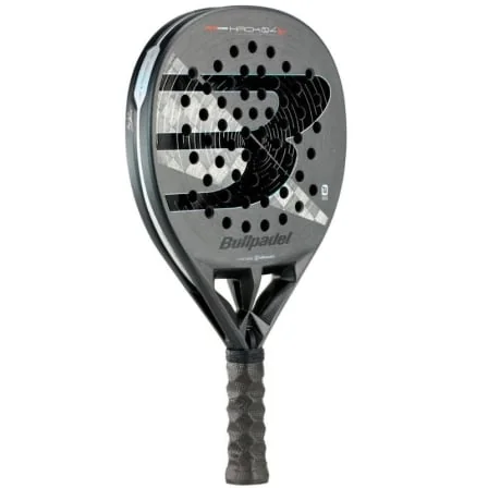 Raquete de Padel Bullpadel Hack 04 Hybrid 2026 Paquito Navarro Tricarbon 18K MultiEva 3D Grain Preto e Cinzento - Imagem 2