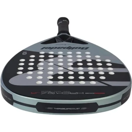 Raquete de Padel Bullpadel Hack 04 Junior 2026 Paquito Navarro Diamante 335-345g Preto e Cinzento - Imagem 4