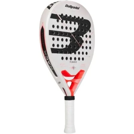 Raquete de Padel Bullpadel Hack Advance 2026 Formato Híbrido Glaphite Branca - Imagem 2