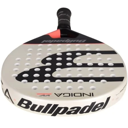 Raquete de Padel Bullpadel Indiga Woman 2026 Forma Redonda Carbon Tube Branco e Preto - Imagem 3