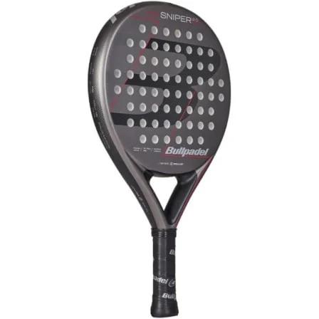 Raquete de Padel Bullpadel Sniper 2.0 Control 2026 Cinzento e Vermelho Formato Redondo - Imagem 2