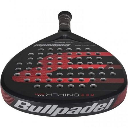 Raquete de Padel Bullpadel Sniper 2.0 Power 2026/ Preta e Vermelha - Imagem 4