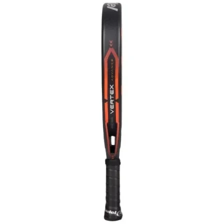 Raquete de Padel Bullpadel Vertex Advance 2026 Forma Diamante Air React Channel TopSpin Preto e Laranja - Imagem 3