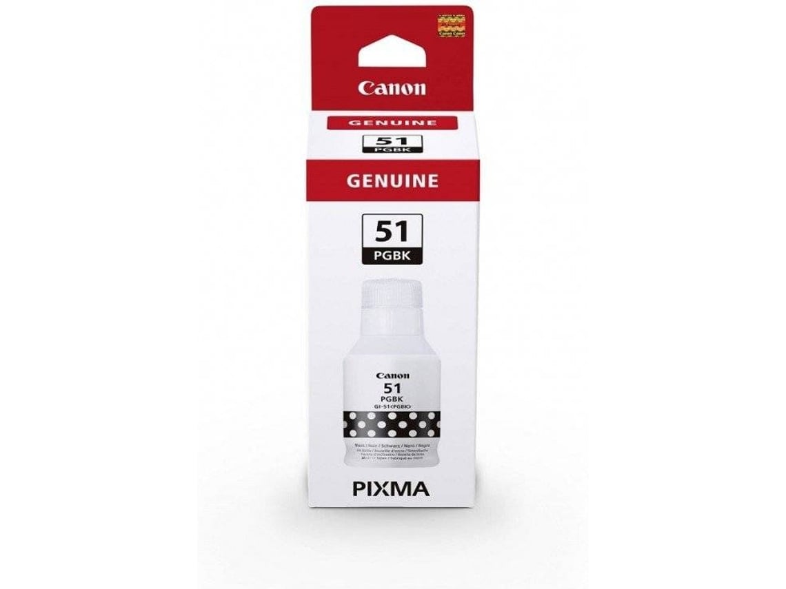 Garrafa de Tinta Original Canon GI-51/ Preto