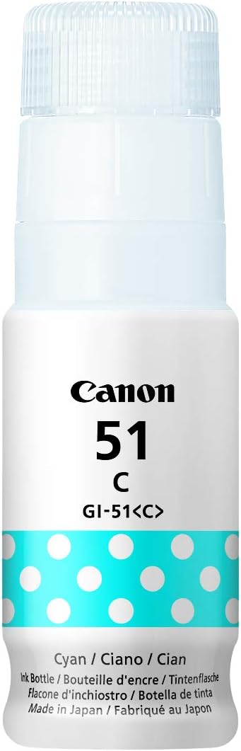 Garrafa de Tinta Original Canon GI-51/ Ciano - Imagem 3