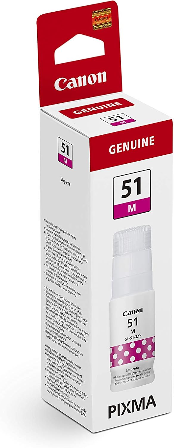 Garrafa de Tinta Original Canon GI-51/ Magenta - Imagem 2
