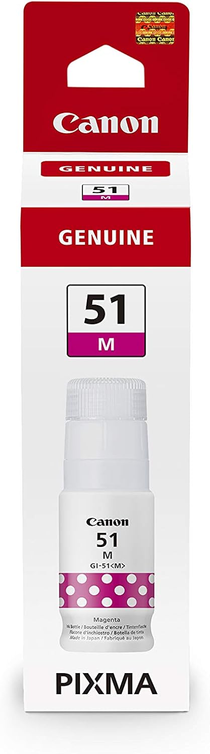 Garrafa de Tinta Original Canon GI-51/ Magenta