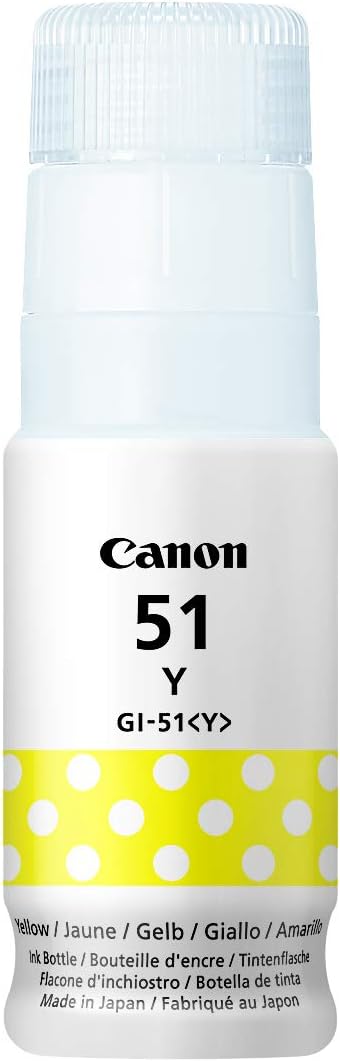 Garrafa de Tinta Original Canon GI-51/ Amarela - Imagem 3